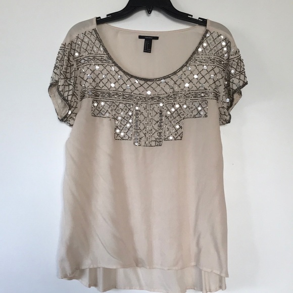 Forever 21 | Tops | Sequin Beaded Top | Poshmark
